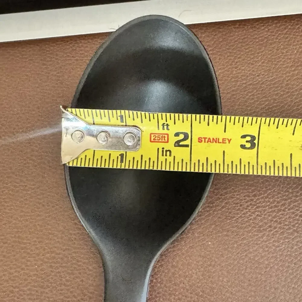 Comfort Grip Black Nylon Solid Serving Spoon Heat Resistant To 450 Degrees